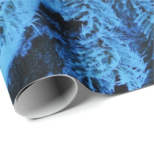 Snowy Forest Spruce Geschenkpapier (Rolleneckpunkt)