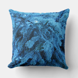 Snowy Forest Spruce Kissen