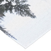 Snowy Forest Table Runner Kurzer Tischläufer (Ecke)