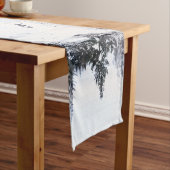Snowy Forest Table Runner Kurzer Tischläufer (Beispiel)