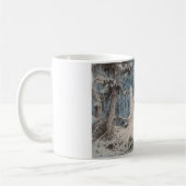 Snowy Forest (von Andreas Achenbach) Kaffeetasse (Links)