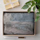 Snowy Forest (von Andreas Achenbach) Seidenpapier (Geschenk)