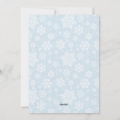 Snowy Fotobooth Hanukkah Foto Collage Feiertagskarte (Rückseite)