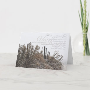 Snowy-Fotografie-Weihnachtskarte Feiertagskarte