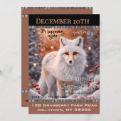 Snowy Fox auf dem alljährlich stattfindenden Weihn Einladung (Vorne/Hinten)