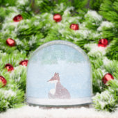 Snowy Fox Winter Wonderland Snow Globe Schneekugeln (Weihnachten)