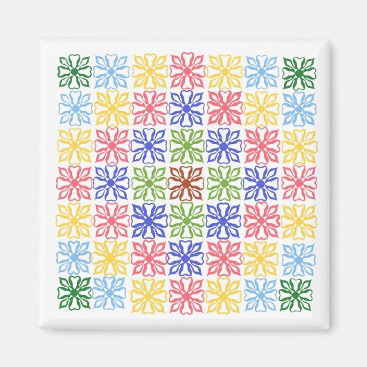 Snowy Garden Magnet (Vorne)