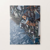 Snowy Gebäude Fotografie Extreme Jigsaw Puzzles (Vertikal)