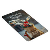 Snowy Golf Wintersaison Wünsche Magnet (Rechte Seite)