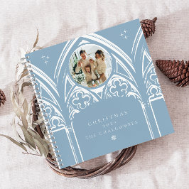 Snowy Gothic Wintermesse Weihnachten Neue Jahre Notizblock