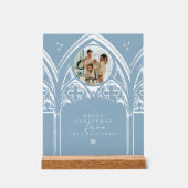 Snowy Gothic Wintermesse Weihnachtsfest Foto Acrylschild (Vorderseite)