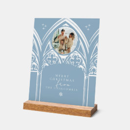 Snowy Gothic Wintermesse Weihnachtsfest Foto Acrylschild