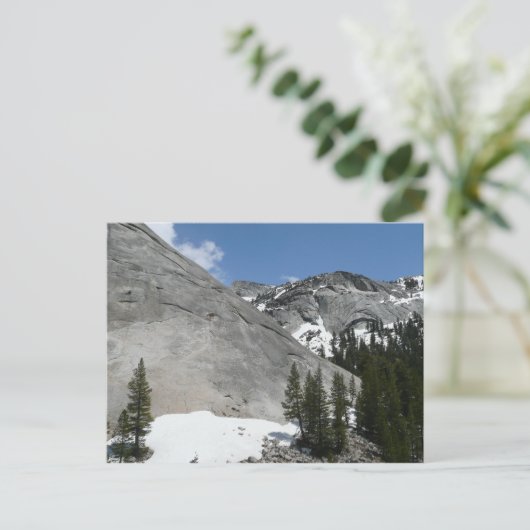 Snowy Granite Domes I im Yosemite Nationalpark Postkarte (Stehend Vorderseite)