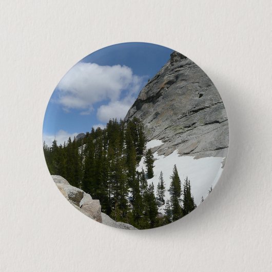 Snowy Granite Domes II Yosemite Nationalpark Button (Vorderseite)