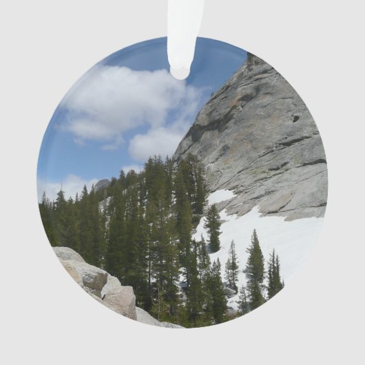 Snowy Granite Domes II Yosemite Nationalpark Ornament (Vorderseite)