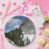 Snowy Granite Domes II Yosemite Nationalpark Pappteller (Party)