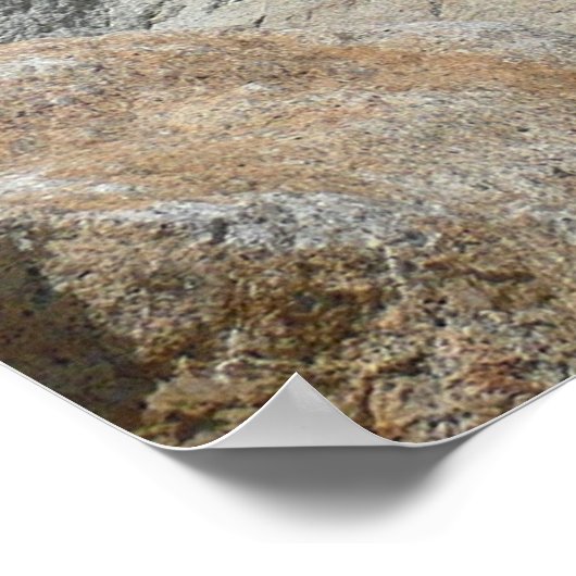 Snowy Granite Domes II Yosemite Nationalpark Poster (Ecke)