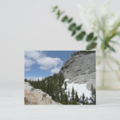 Snowy Granite Domes II Yosemite Nationalpark Postkarte (Stehend Vorderseite)