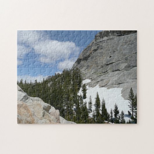 Snowy Granite Domes II Yosemite Nationalpark Puzzle (Horizontal)