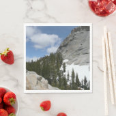 Snowy Granite Domes II Yosemite Nationalpark Serviette (Beispiel)