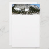 Snowy Granite Domes Panorama auf Yosemite Briefpapier (Vorne/Hinten)