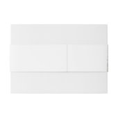 Snowy Greenery Einladungsbanderole (Rückseitenbeispiel)