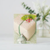 Snowy Grußkarten und Aufkleber Postkarte (Stehend Vorderseite)