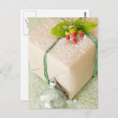 Snowy Grußkarten und Aufkleber Postkarte (Vorne/Hinten)