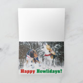 Snowy hast du Weihnachten gesagt? Beagle Weihnacht (Innenseite)
