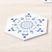Snowy Heartburst Untersetzer (angewinkelt)