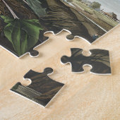 Snowy Heron oder White Egret von Birds of America Puzzle (Seite)