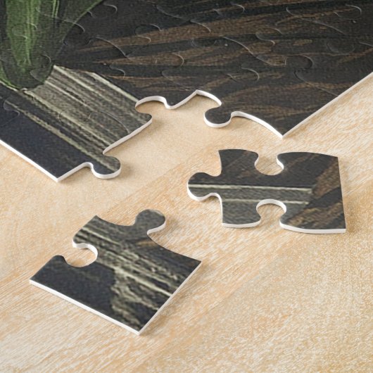 Snowy Heron oder White Egret von Birds of America Puzzle (Seite)