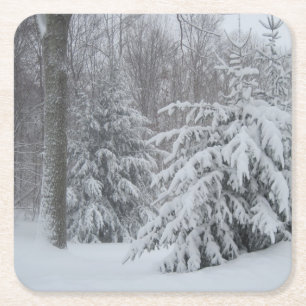 Snowy Holiday Untersetzer