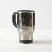 Snowy-Holz-Tasse Reisebecher (Vorderseite Links)
