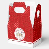 Snowy Hütte Frohe Weihnachten vom Weihnachtsmann Geschenkschachtel (Geöffnet)