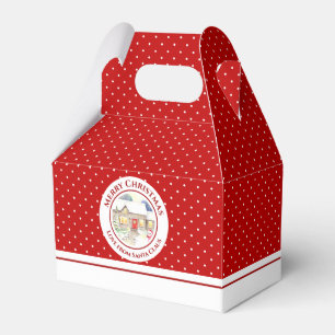 Snowy Hütte Frohe Weihnachten vom Weihnachtsmann Geschenkschachtel