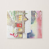 Snowy Hütte Puzzle (Horizontal)