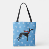 Snowy-Jagdhund Tasche (Rückseite)