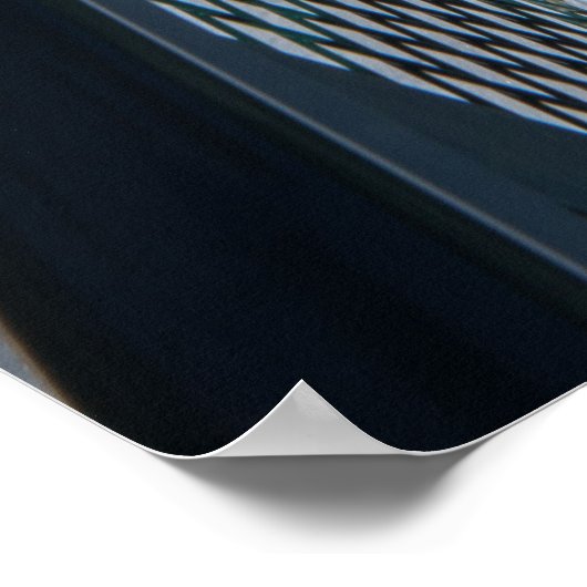 Snowy Johnston Creek (Alberta) Poster (Ecke)