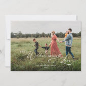 Snowy Joto the World Blue Foto Weihnachten (Vorderseite)