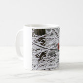 Snowy Kardinal Kaffeetasse (Vorderseite Links)