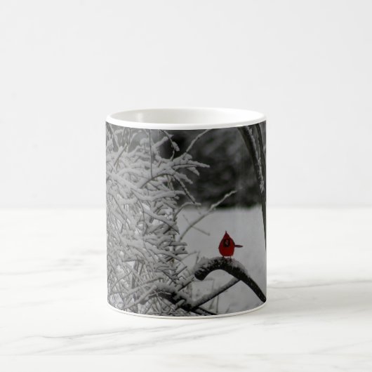 Snowy Kardinal Kaffeetasse (Mittel)