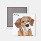 Snowy konfrontiert Penny Magnet (Vorderseite/Rückseite)