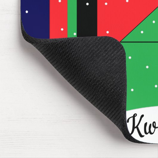 Snowy Kwanzaa Mousepad (Ecke)