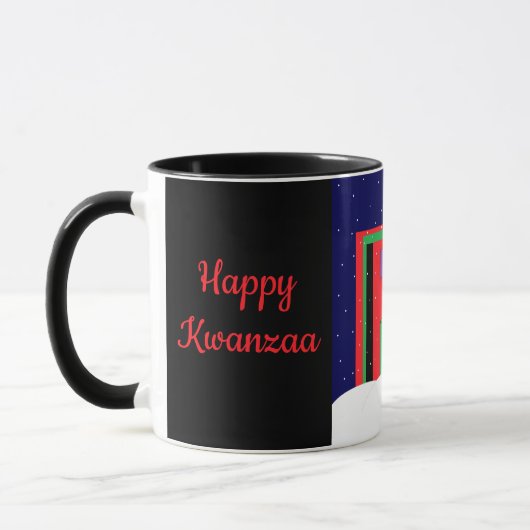 Snowy Kwanzaa Tasse (Links)