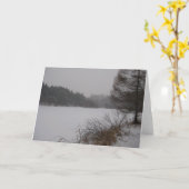 Snowy Lake I Karte (Gelbe Blume)