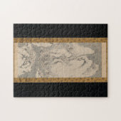 Snowy Landscape 1744 Sakaki Hyakusen Art Puzzle (Horizontal)