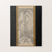 Snowy Landscape 1744 Sakaki Hyakusen Art Puzzle (Vertikal)