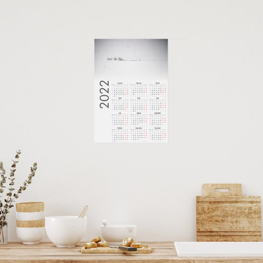 Snowy Landscape Kalender 2022 Poster (Küche)