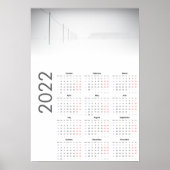 Snowy Landscape Kalender 2022 Poster (Vorne)